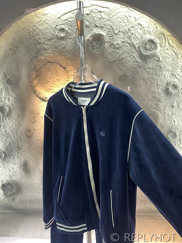 셀린느 벨벳 트레이닝 트랙수트 집업