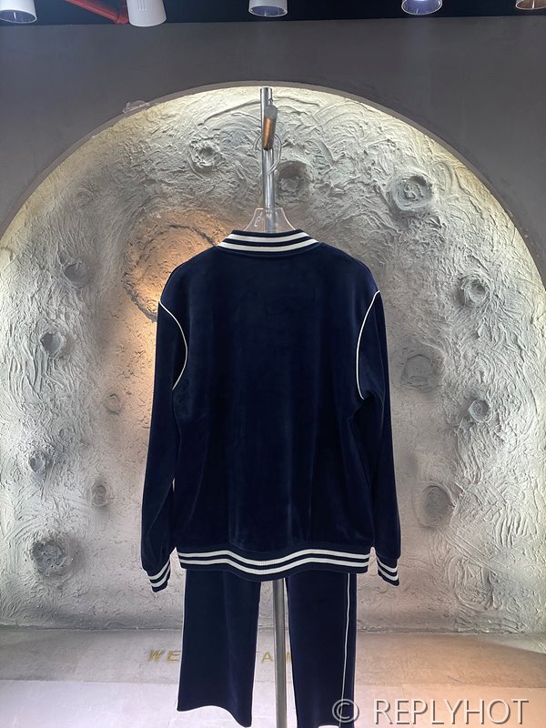 셀린느 벨벳 트레이닝 트랙수트 집업