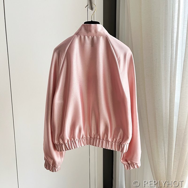 샤넬 펄 핑크 자켓