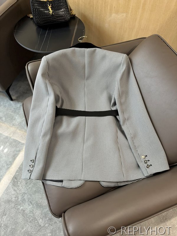 프라다 슬림 벨트 블레이저 2color