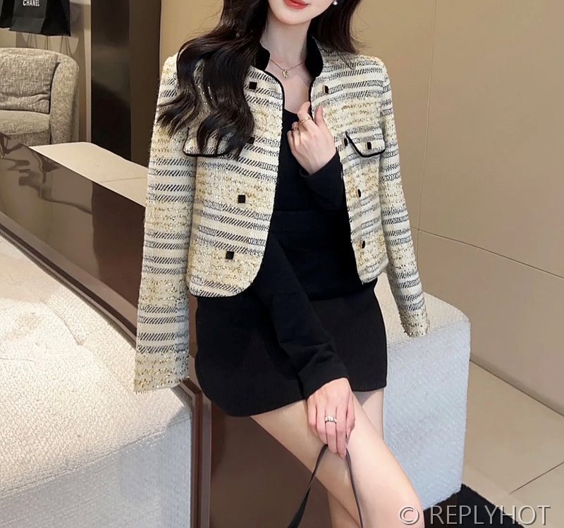 셀린느 트위드 슬림핏 프래그런스 재킷