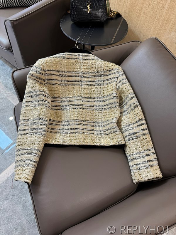 셀린느 트위드 슬림핏 프래그런스 재킷