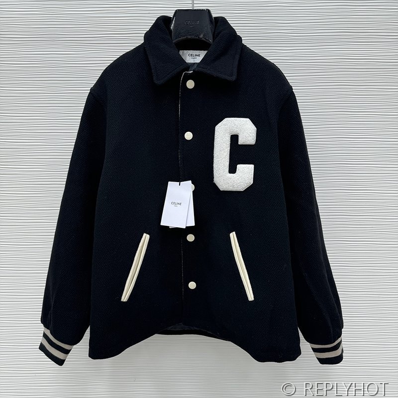 셀린느 울 코튼 코트 자켓