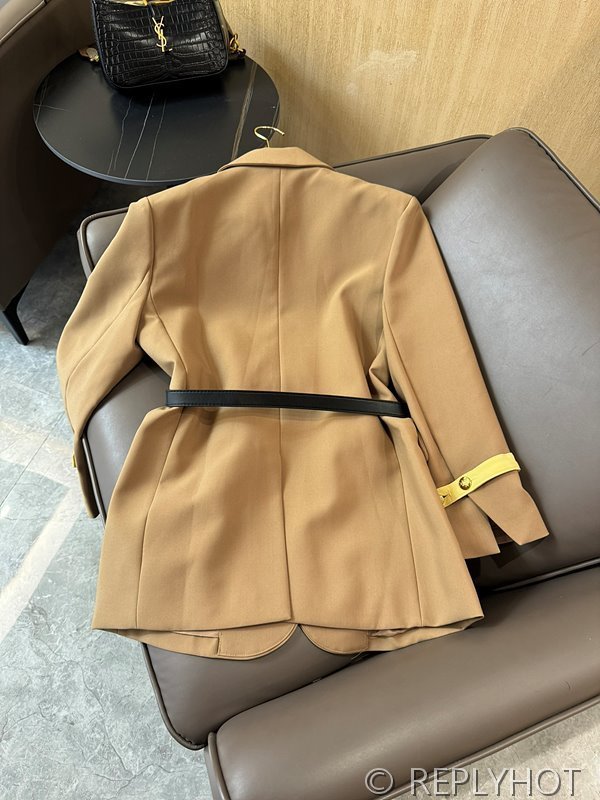 셀린느 블록 슬리브 슬림핏 블레이저