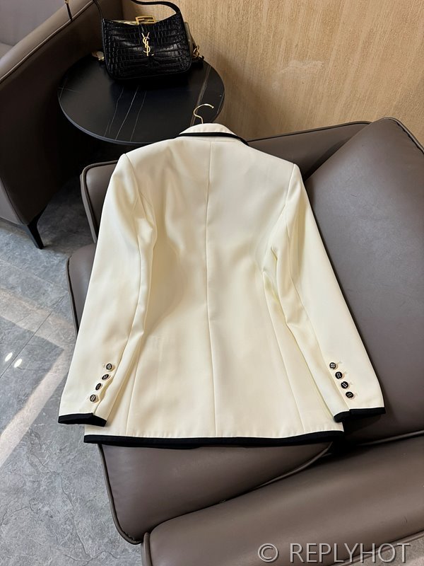 미우미우 레터 자수 블레이저 2color