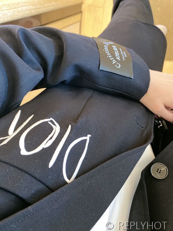 디올 자수 레터 슈트 재킷 2color