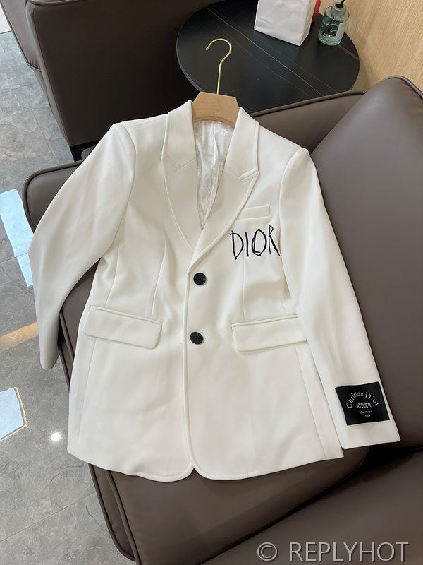 디올 자수 레터 슈트 재킷 2color