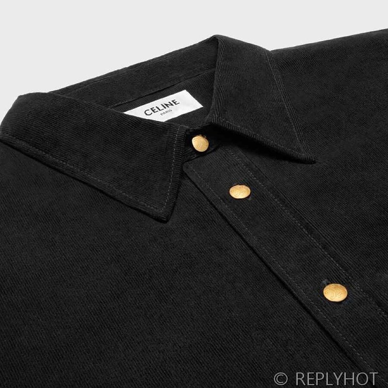 셀린느 싱글 브레스트 셔츠 자켓