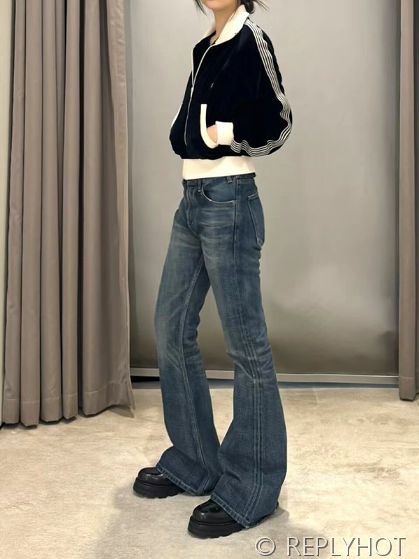 셀린느 벨벳 트레이닝 저지 자켓