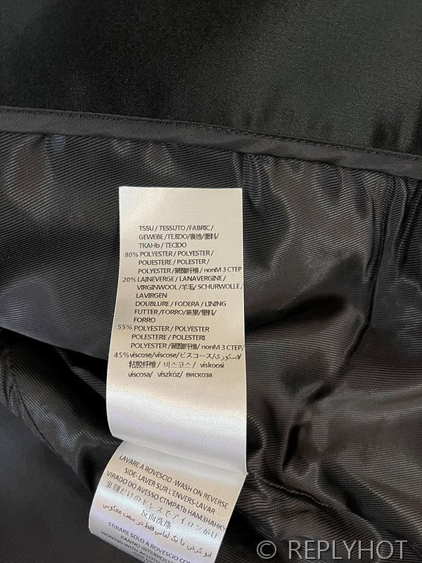 생로랑 더블 브레스티드 숏 코트 자켓