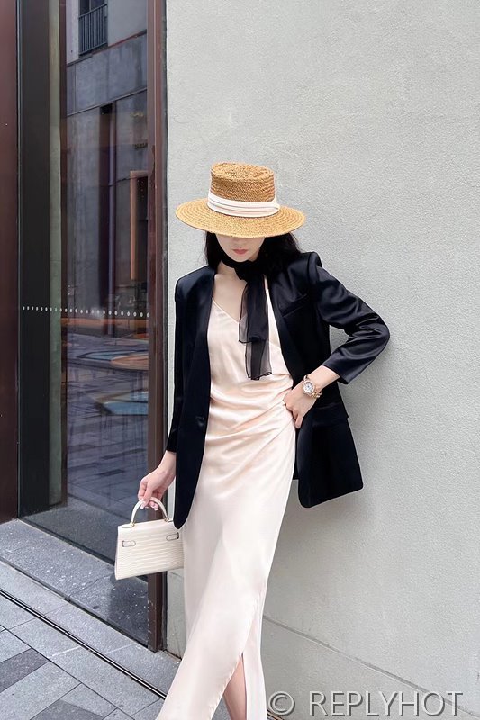 마르지엘라 실크 스카프 블레이저 자켓 3color