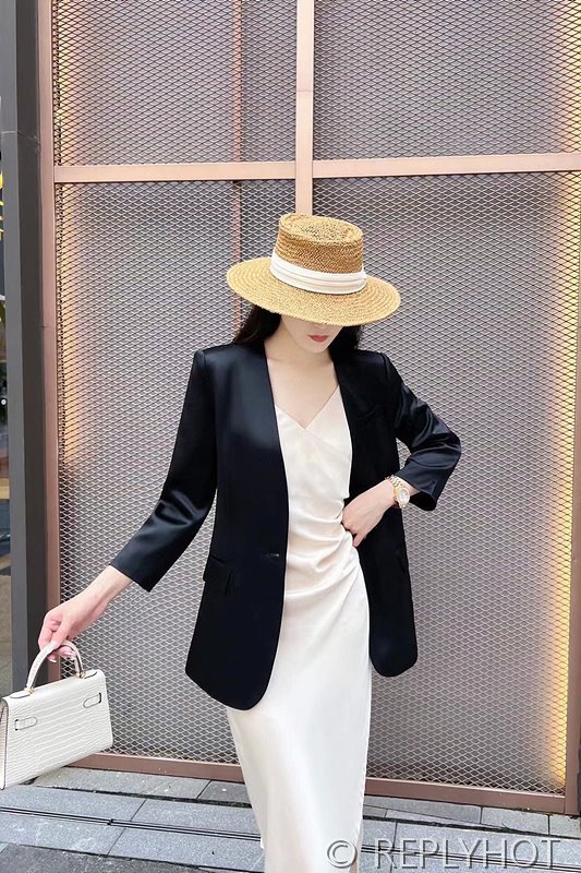 마르지엘라 실크 스카프 블레이저 자켓 3color