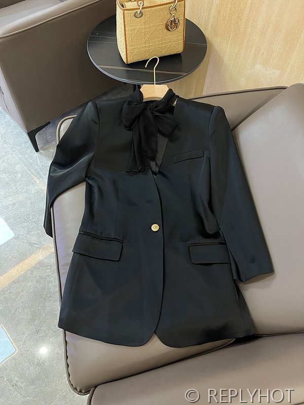 마르지엘라 실크 스카프 블레이저 자켓 3color