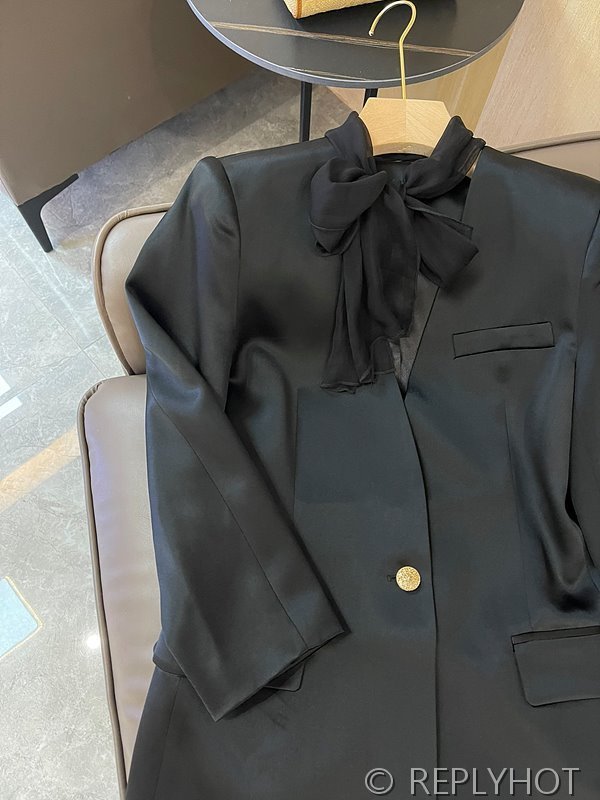 마르지엘라 실크 스카프 블레이저 자켓 3color