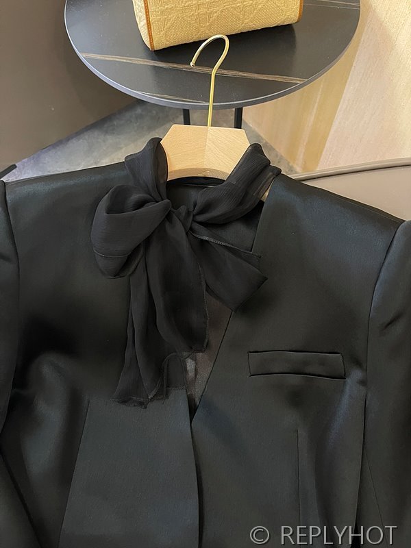 마르지엘라 실크 스카프 블레이저 자켓 3color