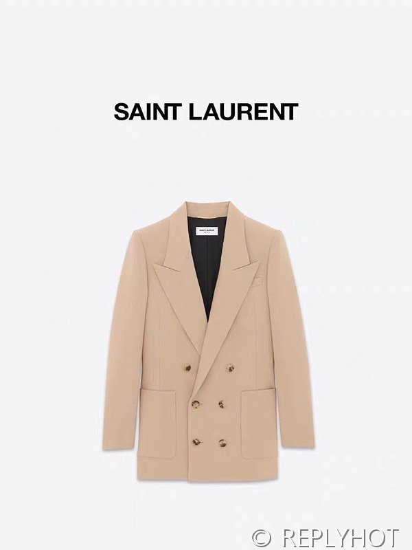 입생로랑 더블버튼 정장 코트 2color