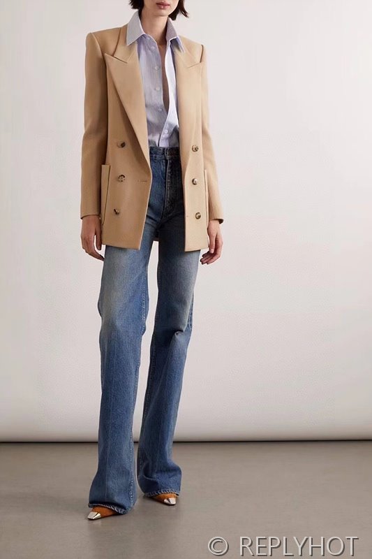 입생로랑 더블버튼 정장 코트 2color