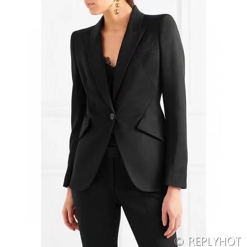 알렉산더 맥퀸 울 테일러드 슬림 정장코트 3color