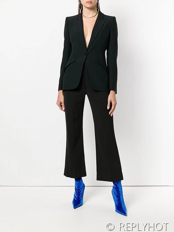 알렉산더 맥퀸 울 테일러드 슬림 정장코트 3color