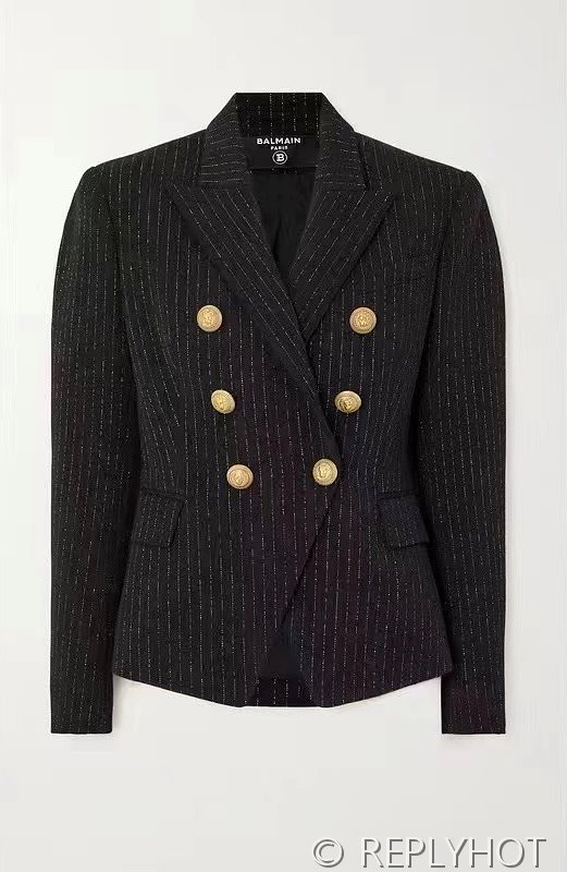 발망 골드버튼 울 정장코트 2color