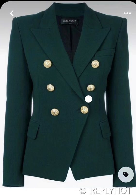 발망 골드버튼 울 정장코트 2color