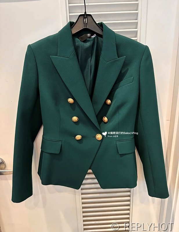 발망 골드버튼 울 정장코트 2color