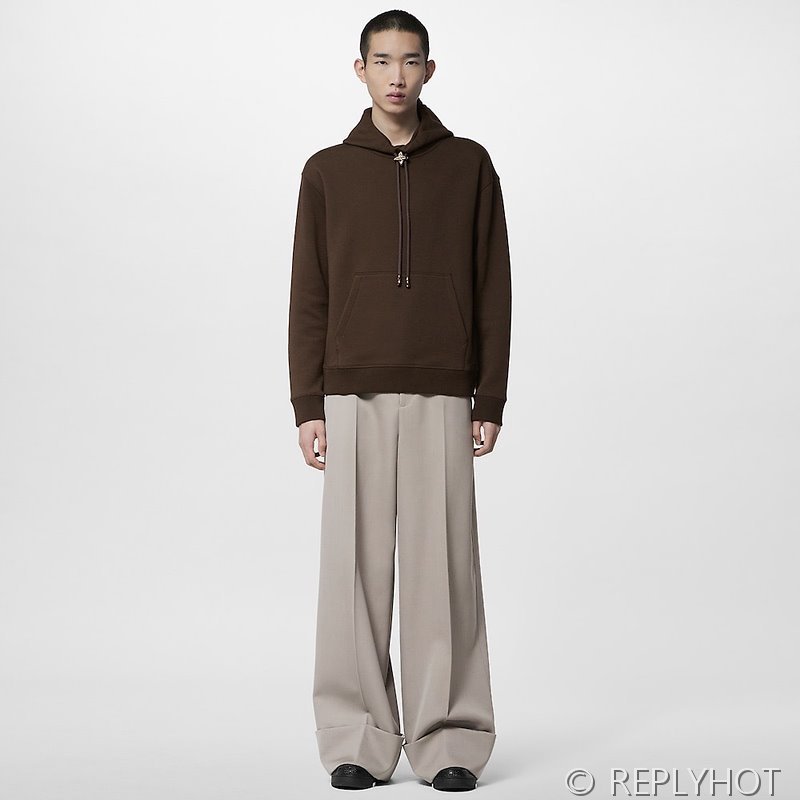 루이비통 버클 코튼 후드티