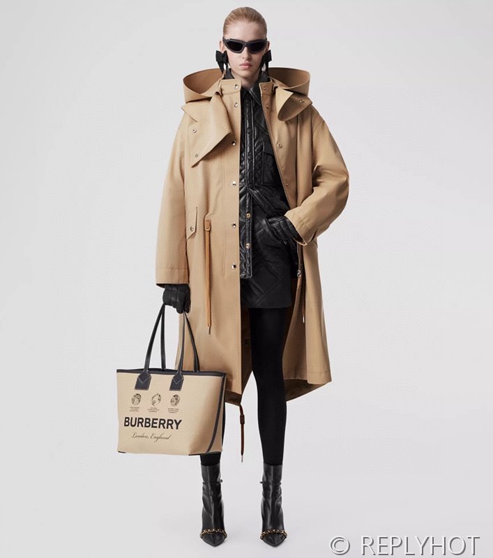 버버리 케이프타입 트렌츠 롱 코트