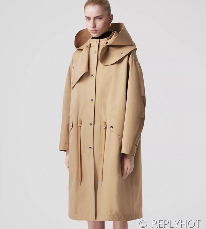버버리 케이프타입 트렌츠 롱 코트