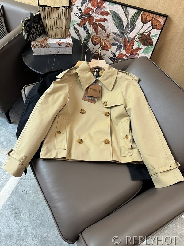 버버리 숏 트렌치코트 2color