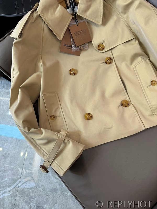 버버리 숏 트렌치코트 2color