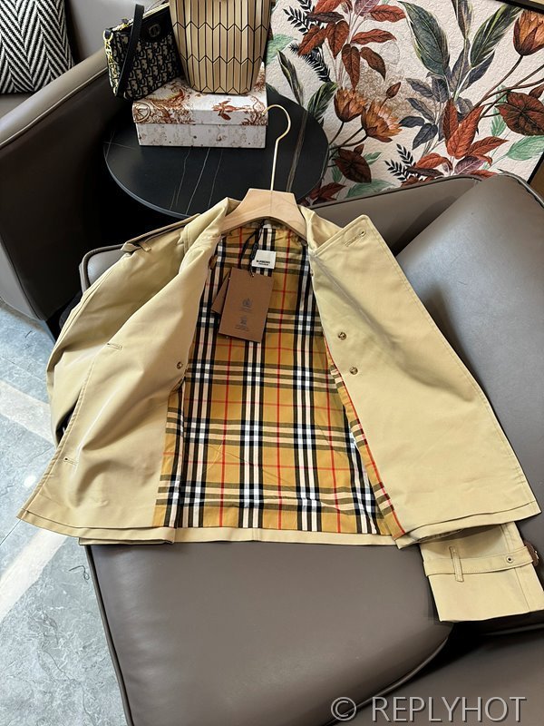 버버리 숏 트렌치코트 2color