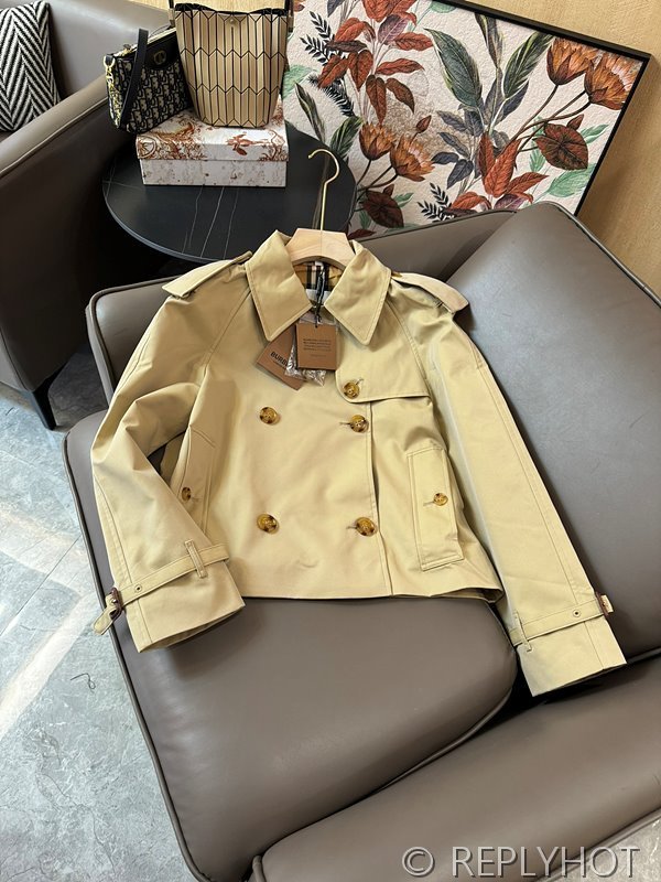 버버리 숏 트렌치코트 2color