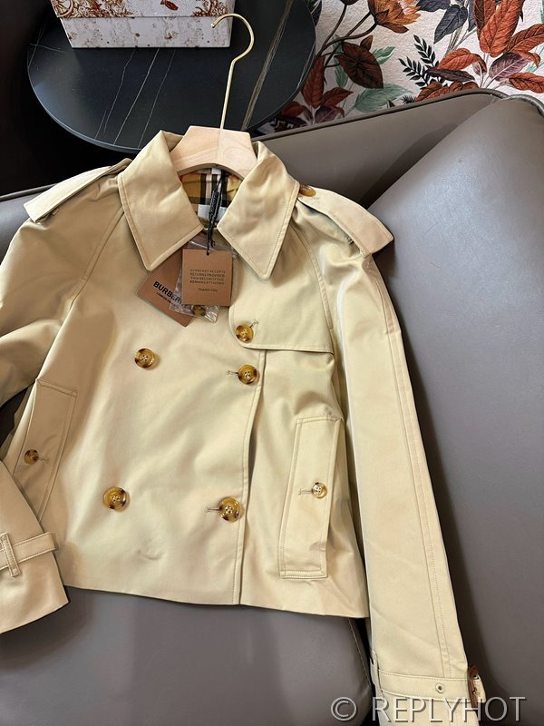 버버리 숏 트렌치코트 2color