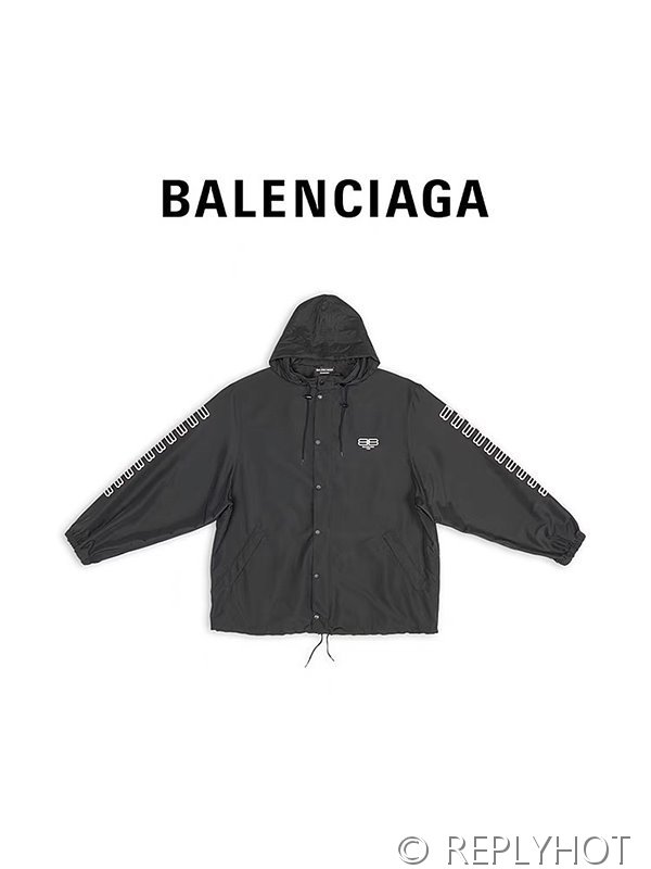 발렌시아가 오버핏 집업 후드 자켓 남여공용 [매장가 320만원대]