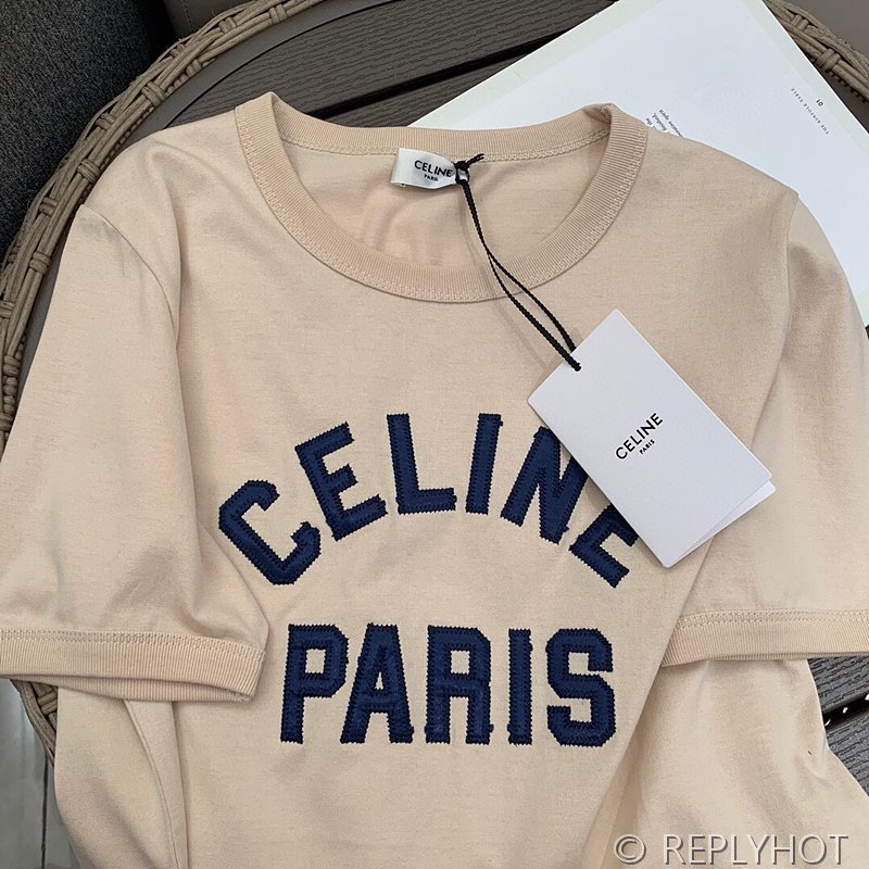 셀린느 자수 여성 반팔티 [매장가 90만원대]