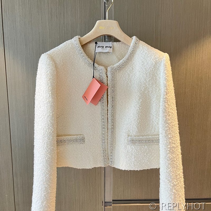 미우미우 트위드 가디건 [매장가 320만원대]