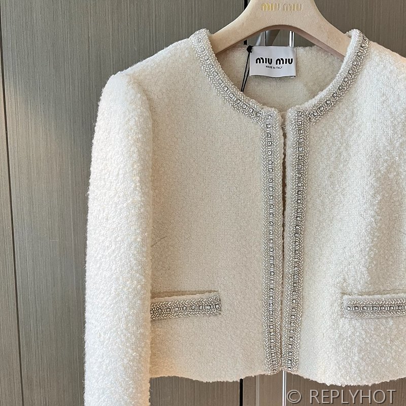 미우미우 트위드 가디건 [매장가 320만원대]