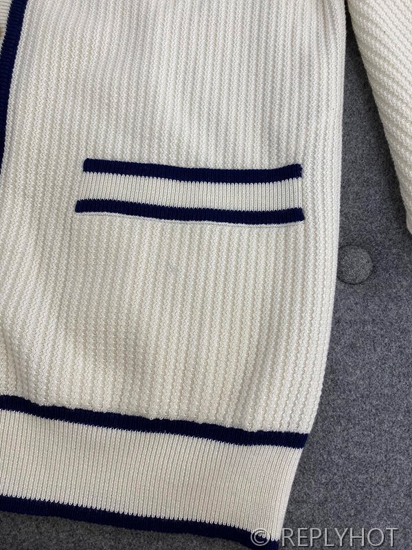 구찌 리브드 코튼 울 블렌드 가디건 [매장가 340만원대]