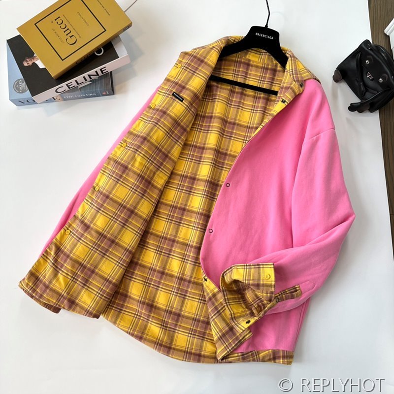 발렌시아가 체크 재킷(남여공용) [매장가 390만원대]