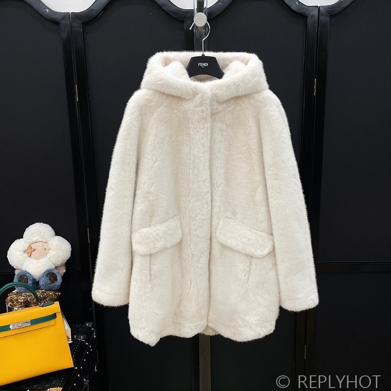 펜디 밍크 후드 재킷[매장가 1500만원대]