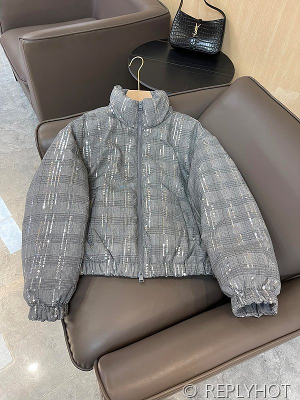 브루넬로 쿠치넬리 샤이니트림 다운패딩 2COLOR