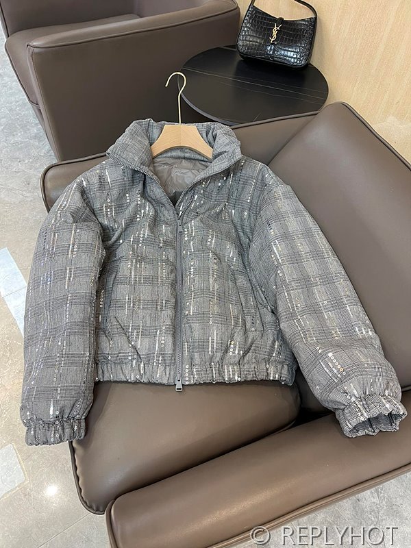 브루넬로 쿠치넬리 샤이니트림 다운패딩 2COLOR