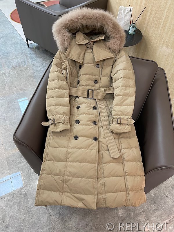 버버리 구스다운 롱코트 [매장가 480만원대]