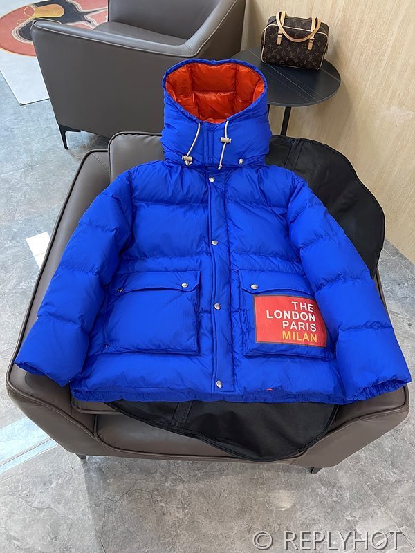 버버리 구스다운 패딩 프린팅 [매장가 370만원대]