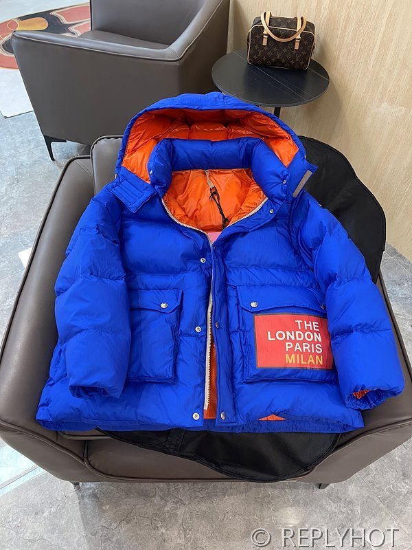 버버리 구스다운 패딩 프린팅 [매장가 370만원대]