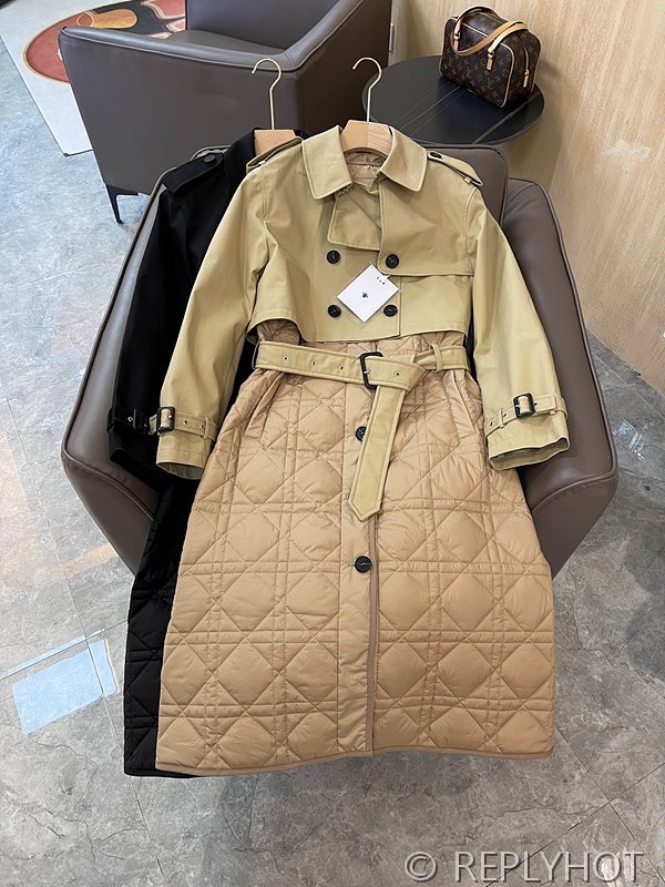 디올 트렌치 코트 3-in-1 Macrocannage Trench Coat 2COLOR [매장가 800만원대]