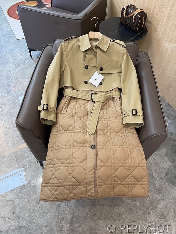디올 트렌치 코트 3-in-1 Macrocannage Trench Coat 2COLOR [매장가 800만원대]