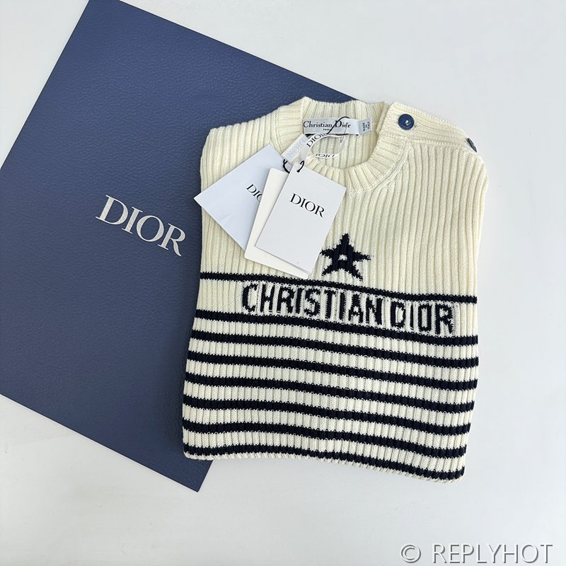 디올 스트레이프 니트 2COLOR [매장가 270만원대]