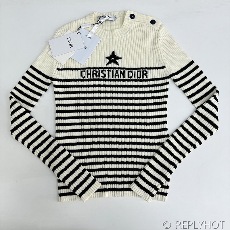 디올 스트레이프 니트 2COLOR [매장가 270만원대]